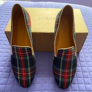 JCrew Stewart Tartan Smoking Loafer